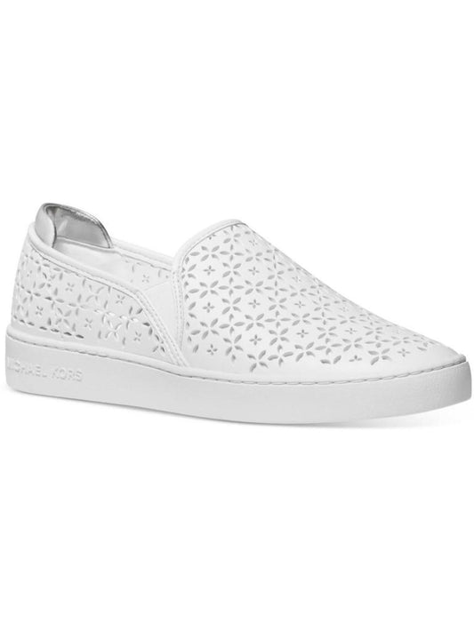 Ophelia Womens Perforated Man Made Slip-On Sneakers