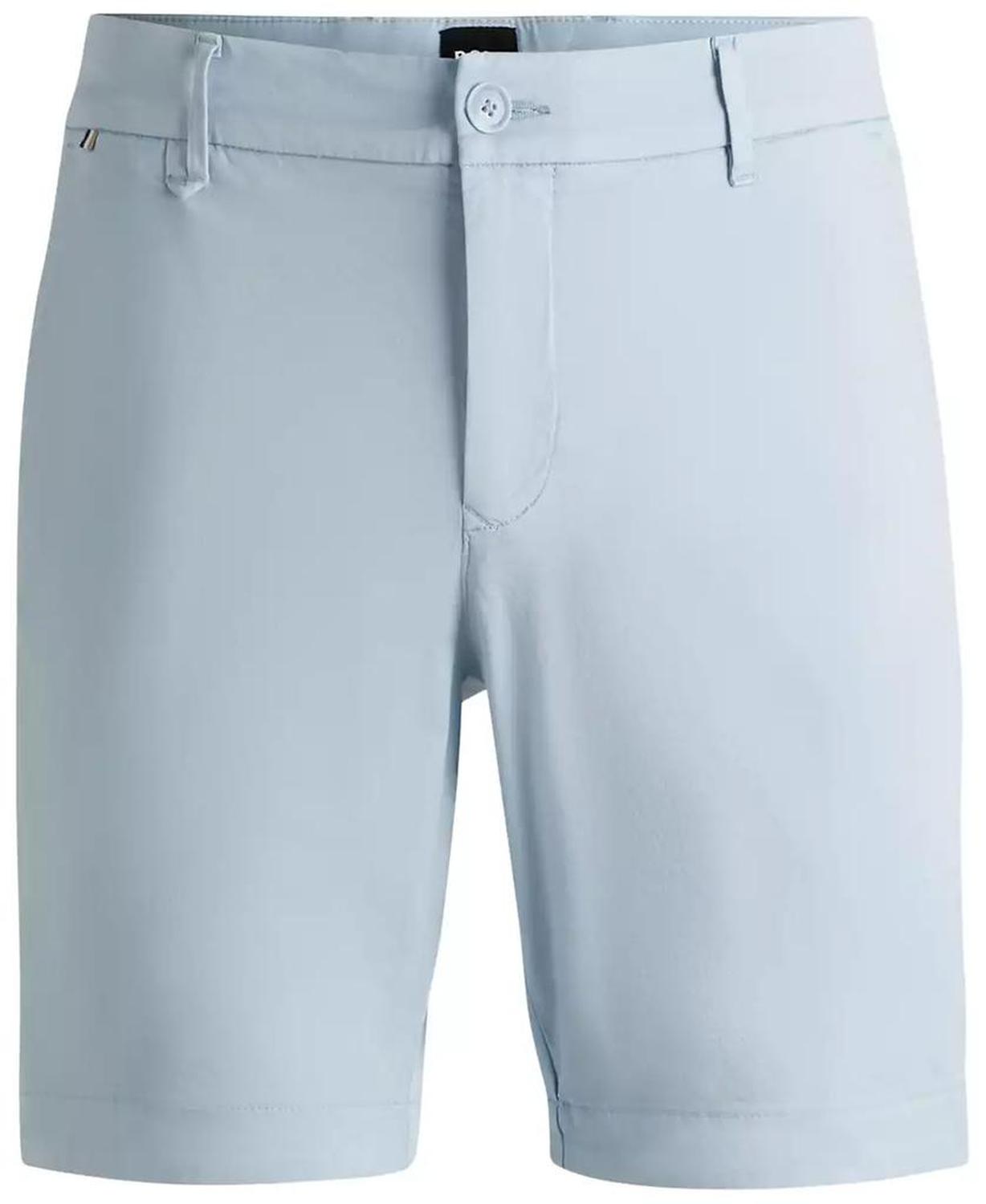 Men's Stretch-Cotton Twill Slim-Fit Shorts