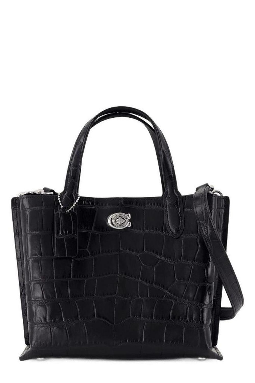 Coach Willow 24 Embossed Shoulder Bag