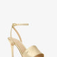 Elyse Crackled Metallic Leather Sandal
