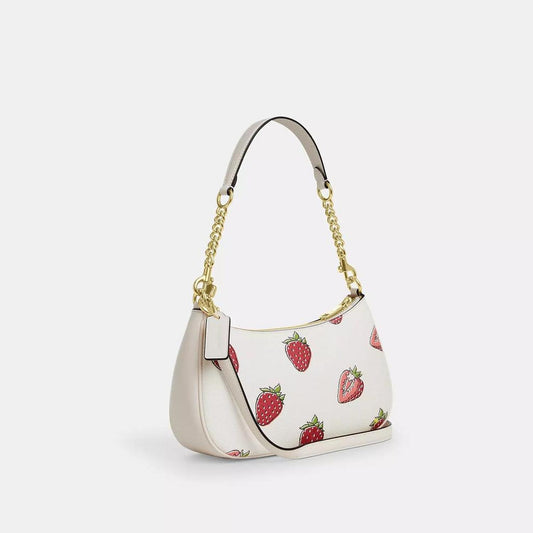 Teri Shoulder Bag With Strawberry Print