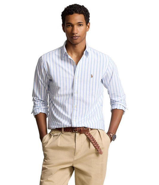 Classic Fit Striped Oxford Shirt