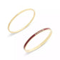 Gold Plated Duo Bangle Bracelet Set