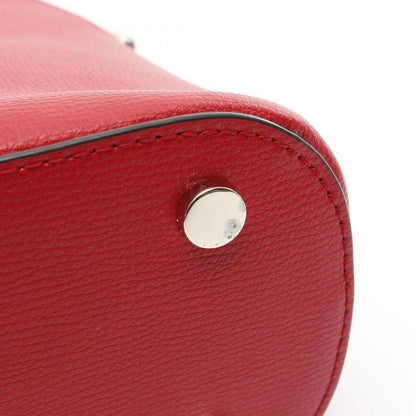Sylvia Leather Handbag Red