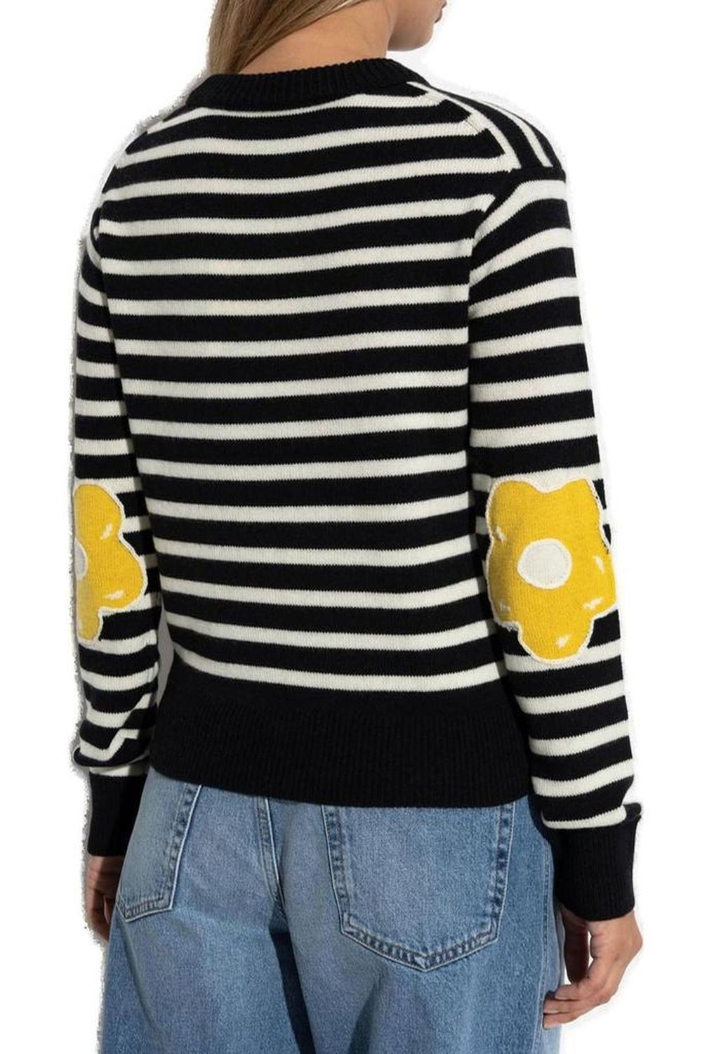 Marc Jacobs Joy Striped Crewneck Jumper