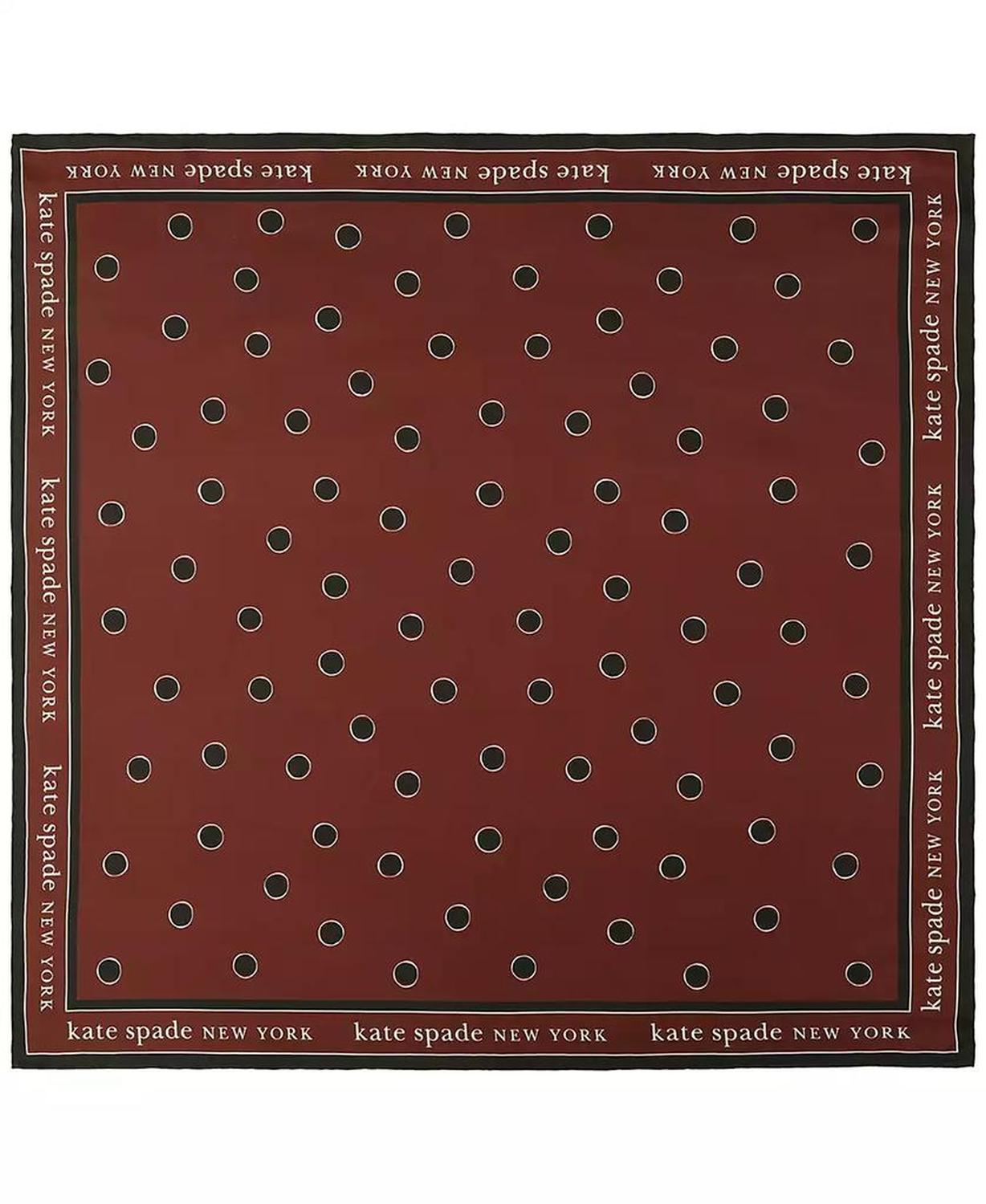 Downtown Dot Silk Square Scarf