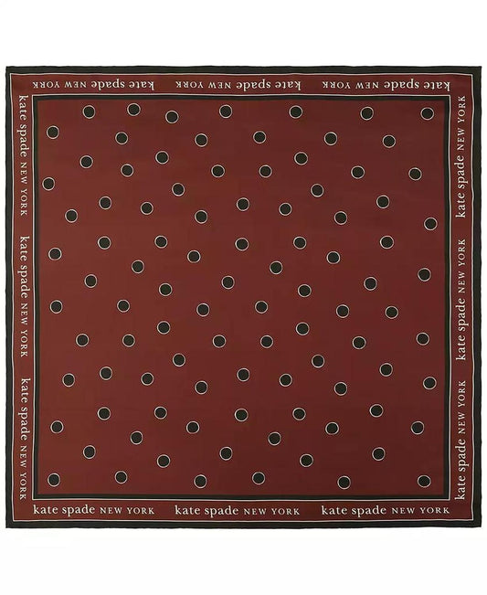 Downtown Dot Silk Square Scarf
