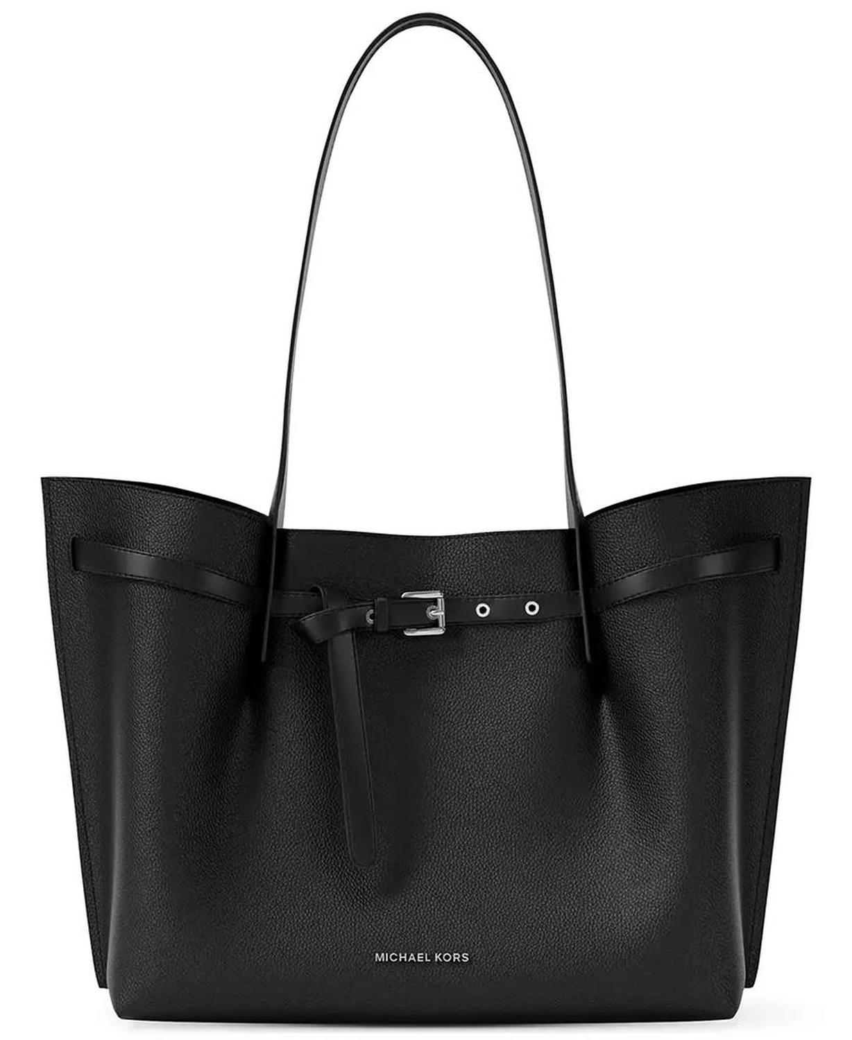 Emilia Extra Large East West Center Zip Tote Bag