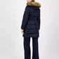 Women's Faux-Fur-Trim Hooded Puffer Coat, Created for Macy's
