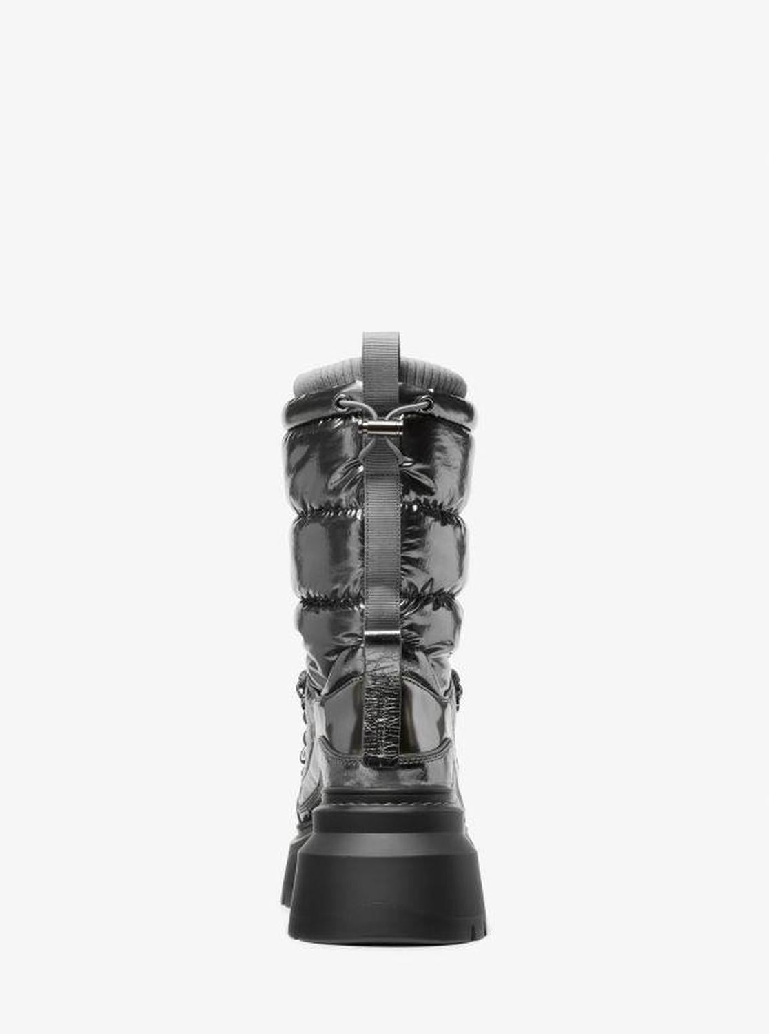 Shiloh Metallic Mixed-Media Boot