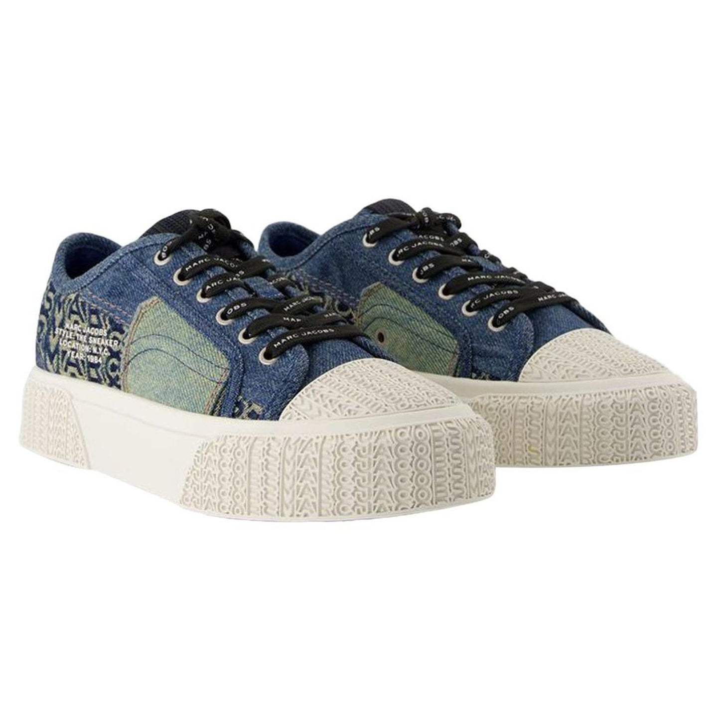Sneakers -  - Cotton - Blue