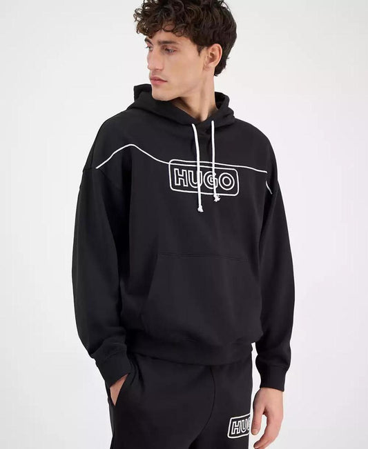 Men's Noider Relaxed Fit Long Sleeve Logo Hoodie