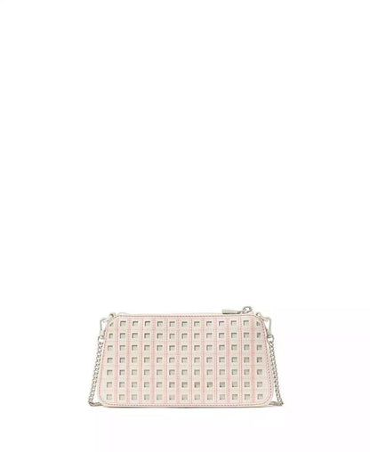 Grace Perforated Pochette Crossbody Bag