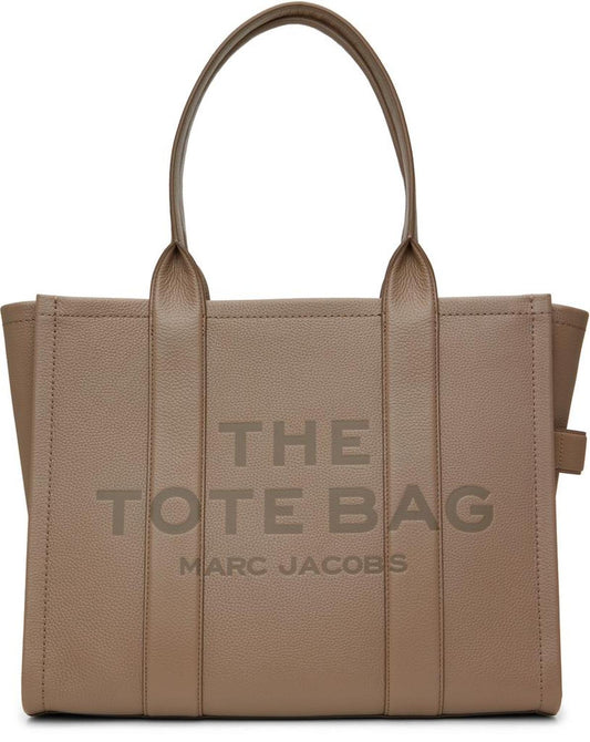 Gray 'The Leather Large' Tote
