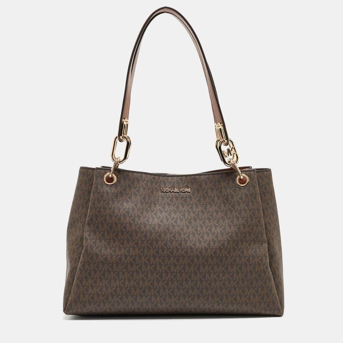 Michael Kors Signature Coated Canvas Trisha Tote