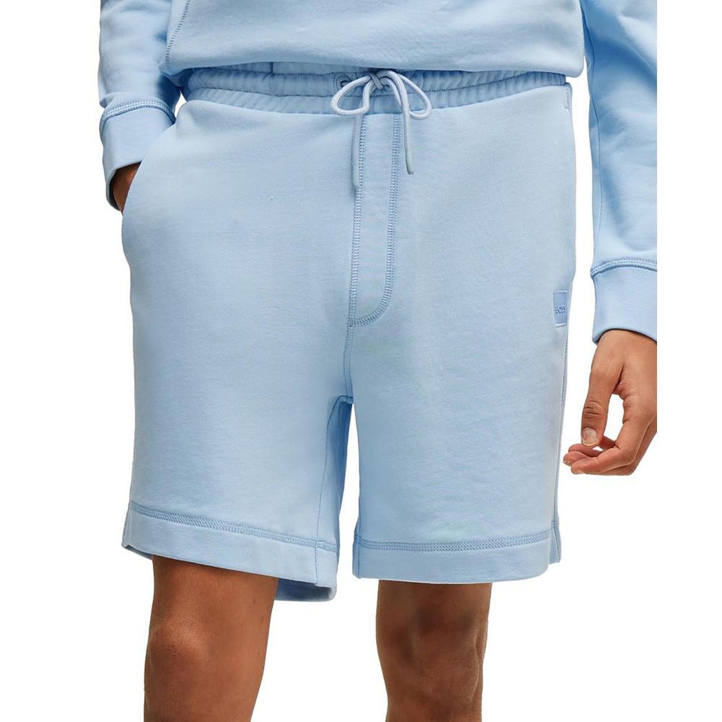 Men's Logo Badge Regular-Fit Shorts