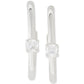 Little Luxuries Imitation Pearl Small Hoop Earrings, 1"