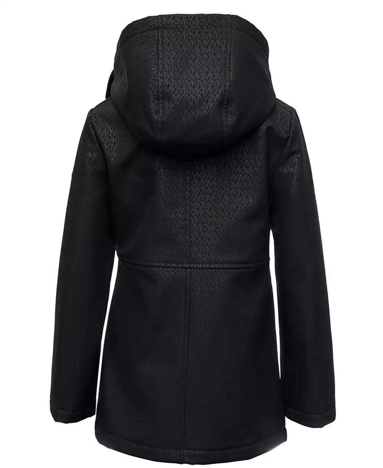 Toddler & Little Girls Stadium Length Asymmetric Zip Jacket