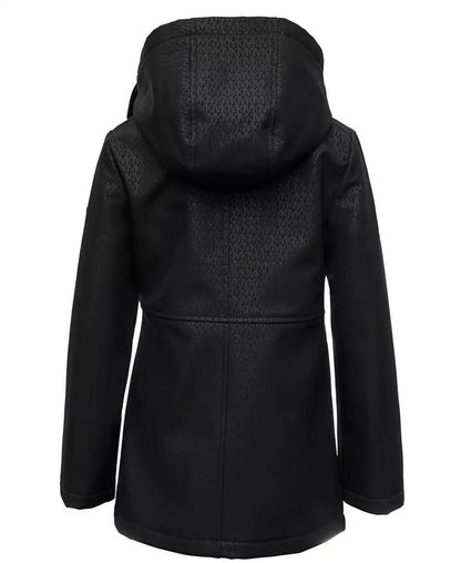 Toddler & Little Girls Stadium Length Asymmetric Zip Jacket