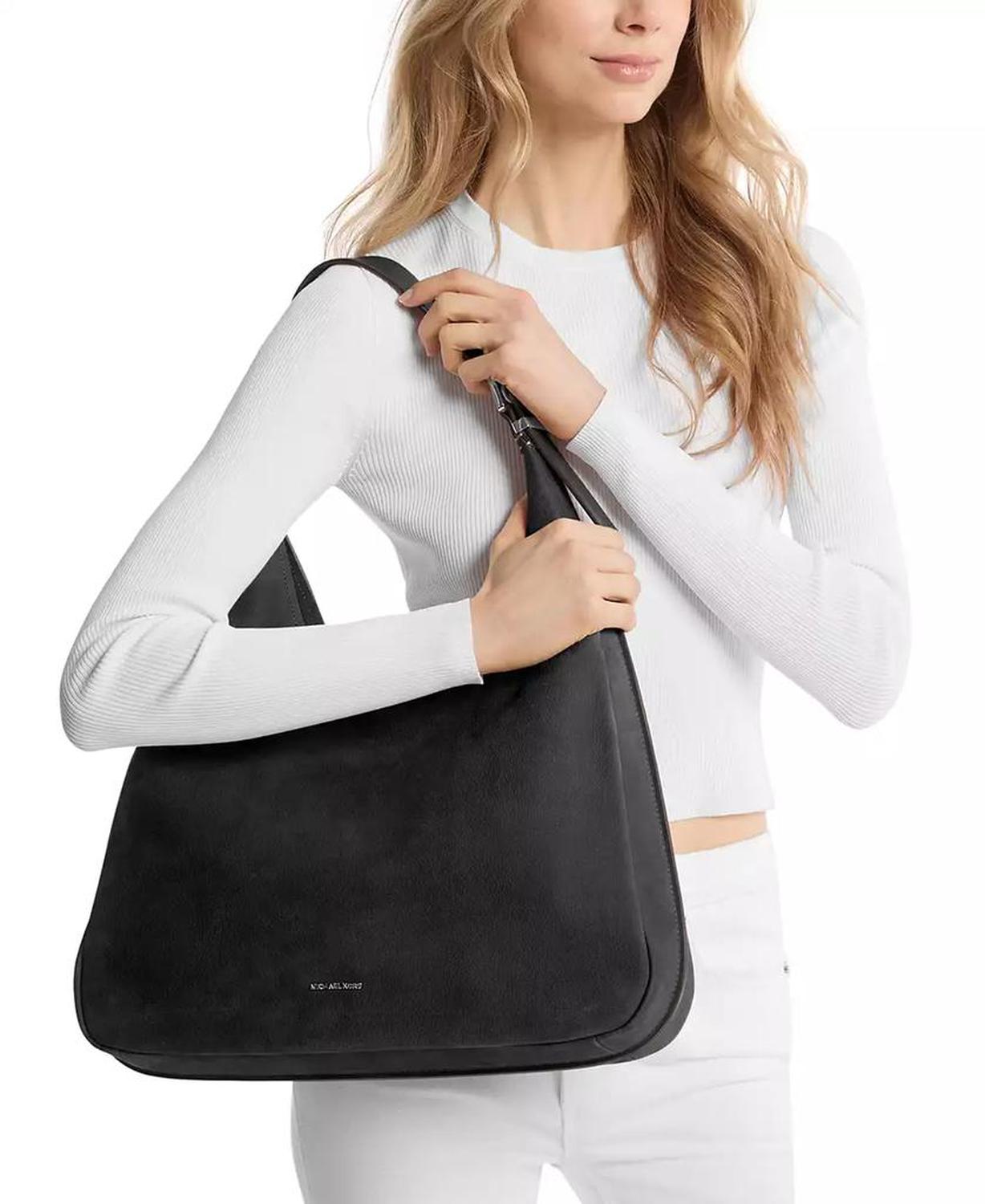 Nolita Large Leather Hobo Shoulder Bag