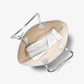 Eva Large Metallic Signature Logo Stripe Tote Bag