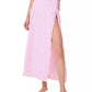 Women's Striped Side-Tie Cover-Up Skirt