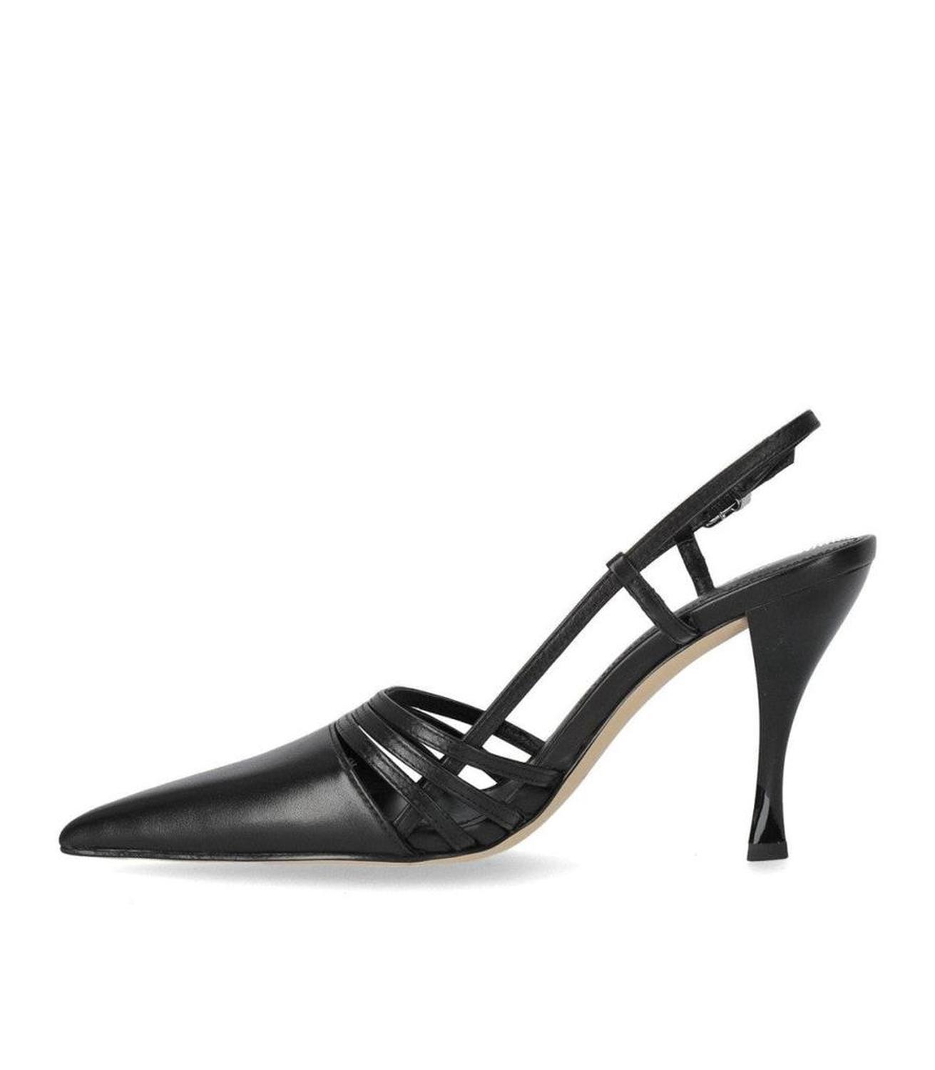 Haisley Black Slingback Pump