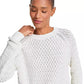 Women's Fino Cotton Raglan-Sleeve Sweater