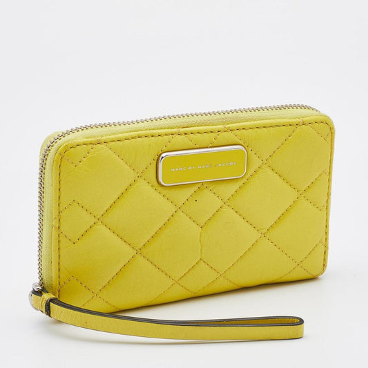 Marc By Marc Jacobs Quilted Leather Zip Around Wallet
