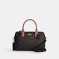 Rowan Satchel Bag In Blocked Signature Canvas