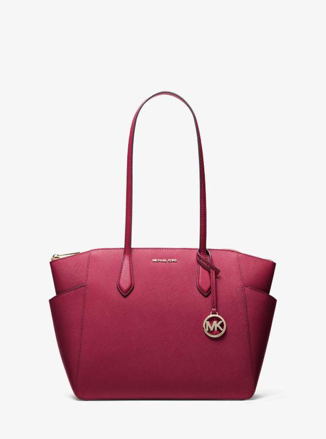 Marilyn Medium Saffiano Leather Tote Bag