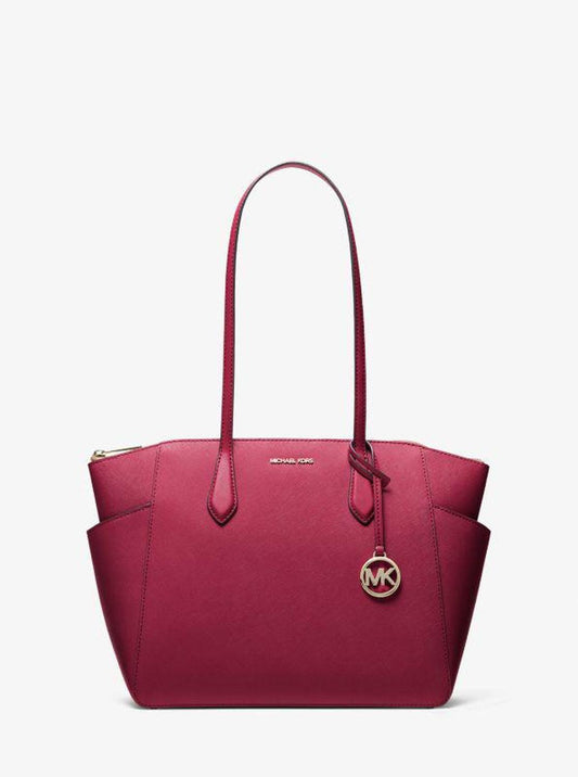 Marilyn Medium Saffiano Leather Tote Bag