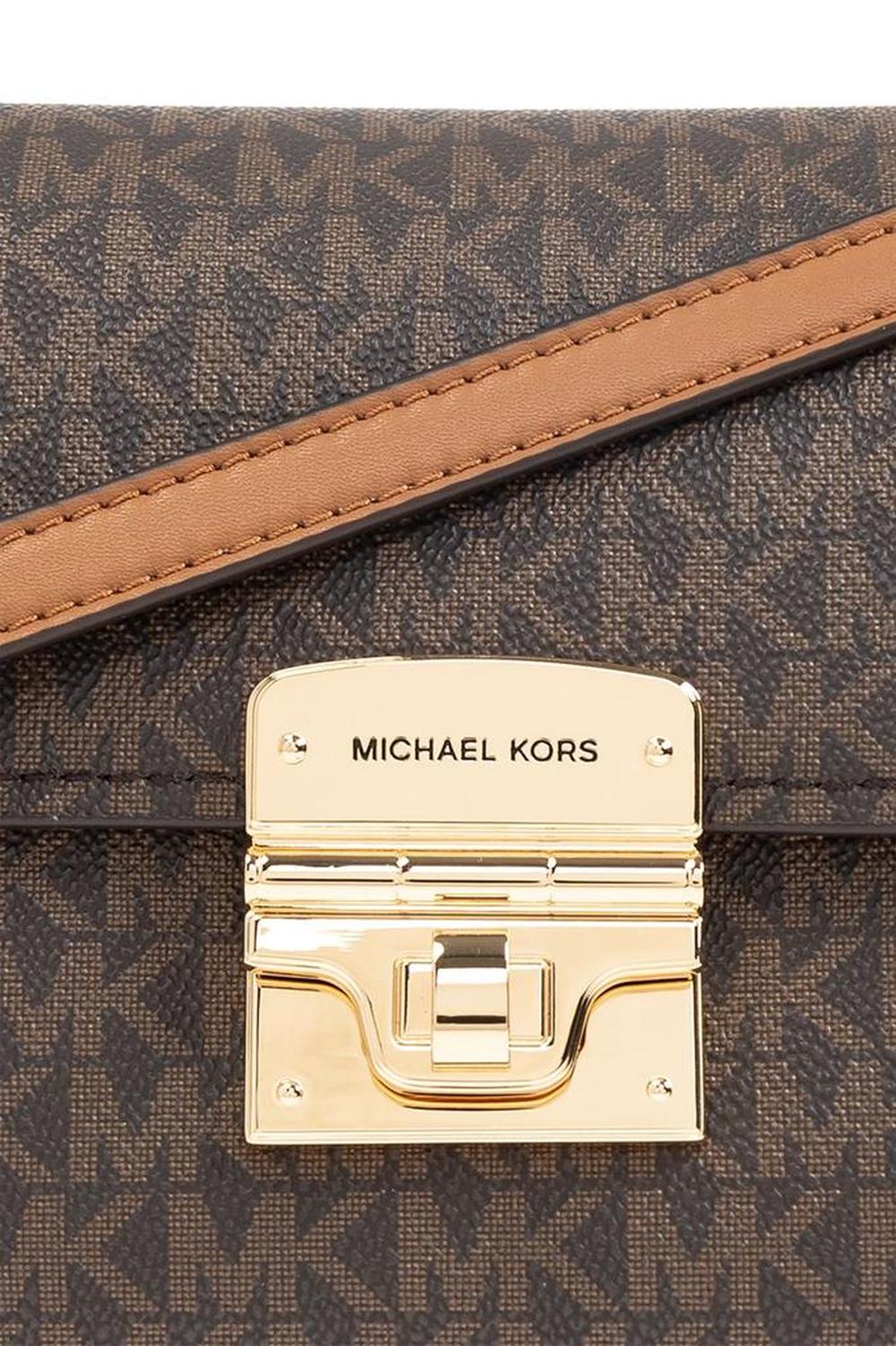 Michael Michael Kors Addie Medium Signature Logo Convertible Shoulder Bag