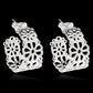 Kate Spade Flower Lace Cut-Out Hoop Earrings