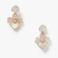 Precious Pansy Drop Earrings