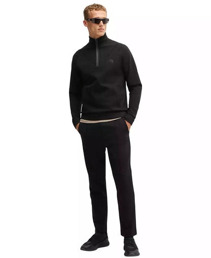 Men's Double B Monogram Zip-Neck Sweatshirt