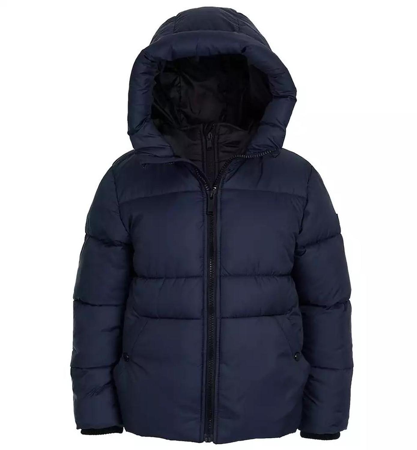 Toddler and Little Boys Bib Husk Heavyweight Puffer Jacket