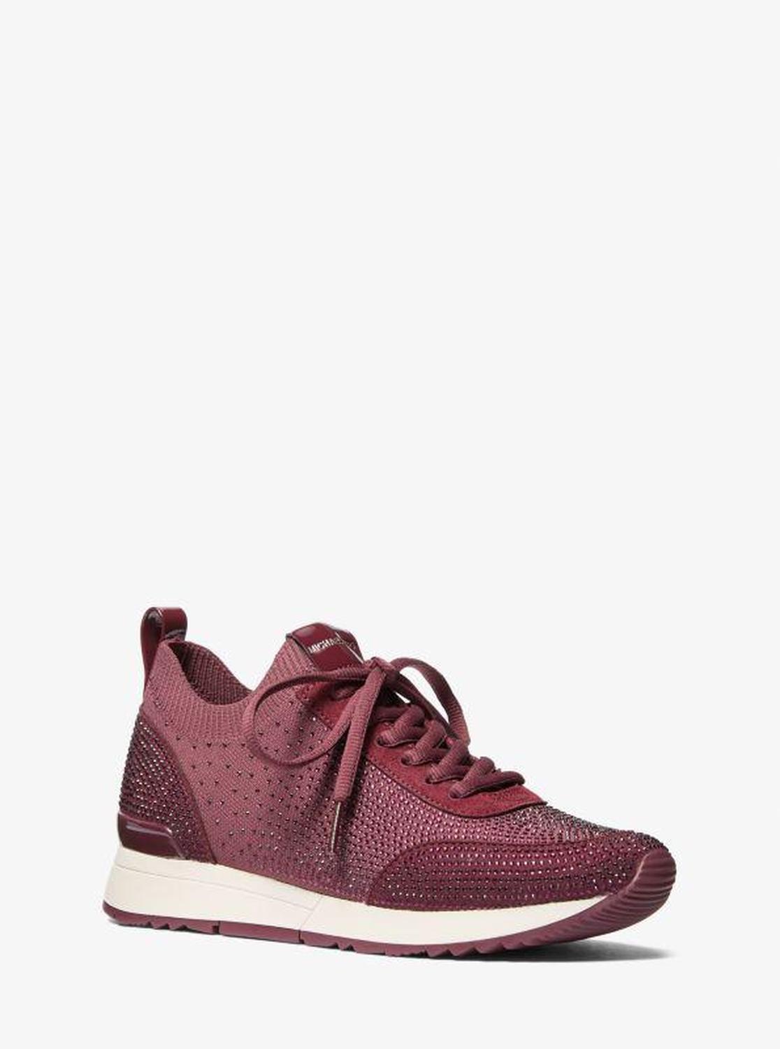 Jenkins Crystal Embellished Stretch Knit Trainer