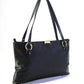 Kate Spade Womens Gold Toned Hardware Zip Up Top Handle Handbag Purse Black