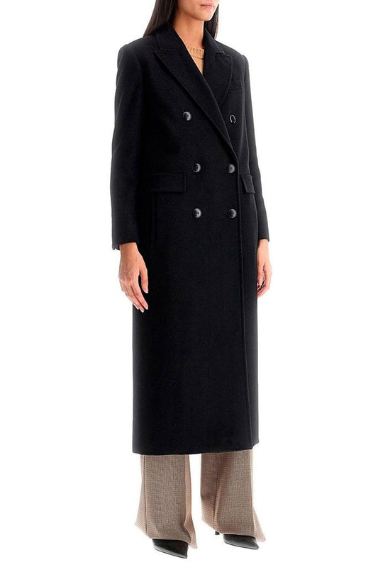 Max Mara Studio Long Double-Breasted Coat For