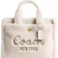 Shearling Cargo Medium Tote Bag