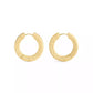 Signature C Minimal Hoop Earrings