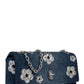 Marc Jacobs The Sequin Daisy Denim Dual Chain Mini Bag