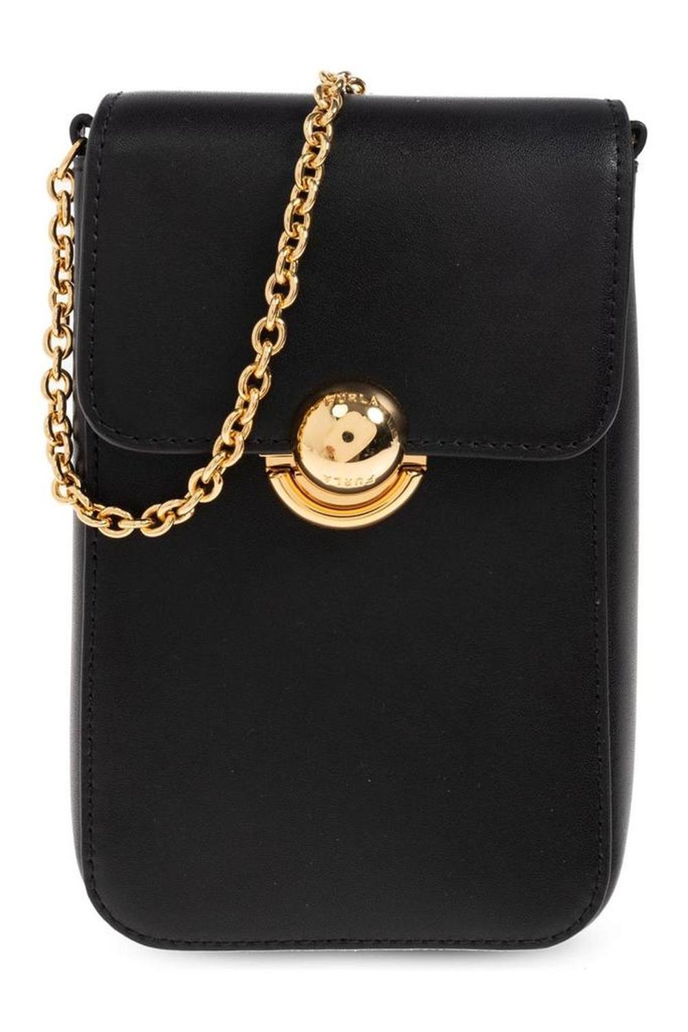 Furla Sfera Vertical Foldover Top Crossbody Bag