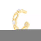 Faux Stone Signature Heritage Single Cuff Earrings