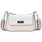 Double Up Rainbow Leather Crossbody