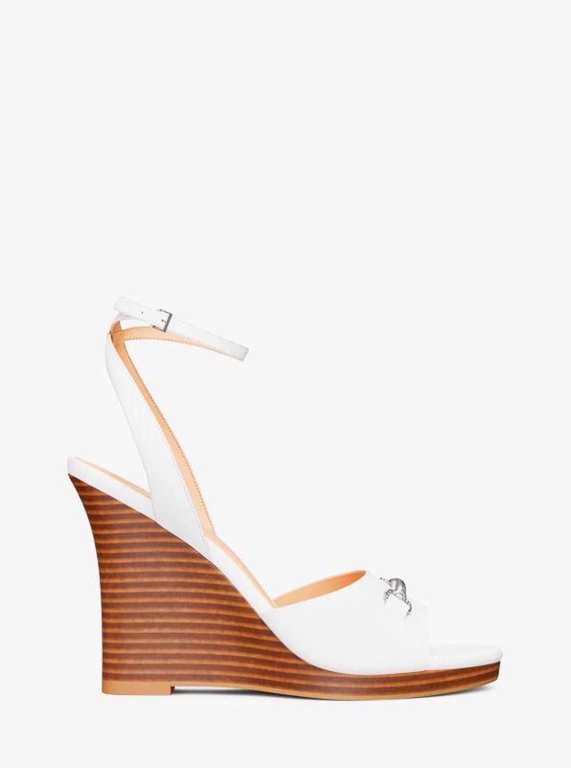 Carson Leather Wedge Sandal