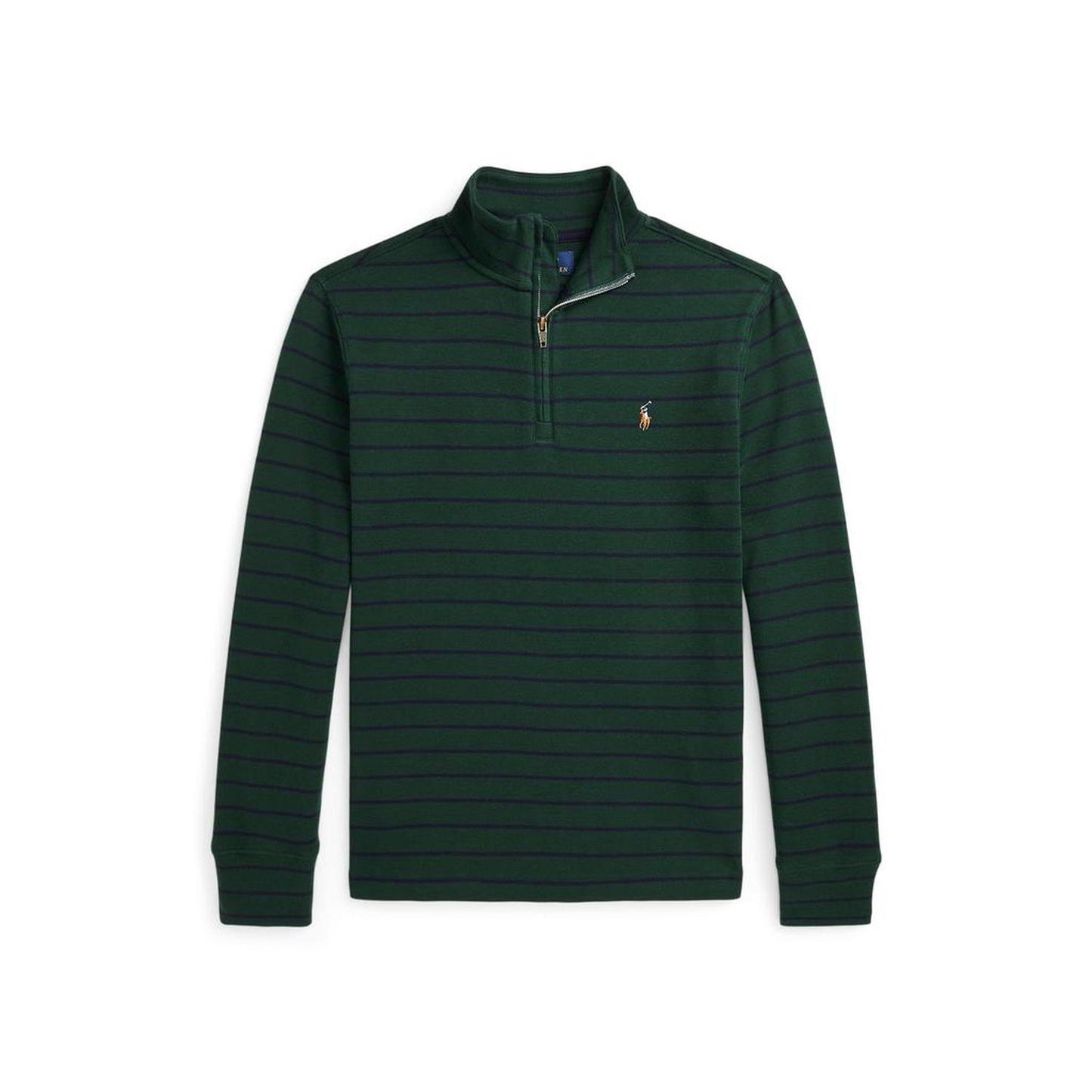 Striped Cotton Quarter-Zip Pullover (Big Kid)