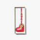 Puffy Heart Leather Bag Charm