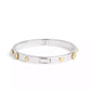 Faux Stone Signature Mixed Motif Bangle Bracelet